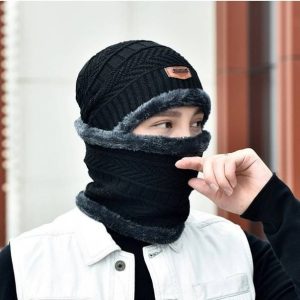 peter india Woven, Solid, Self Design Beanie