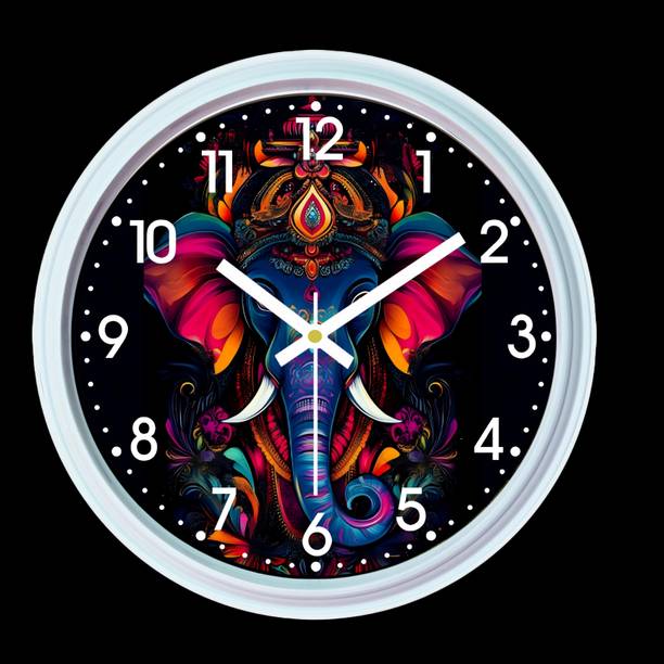FASWLD Analog 28 cm X 28 cm Wall Clock