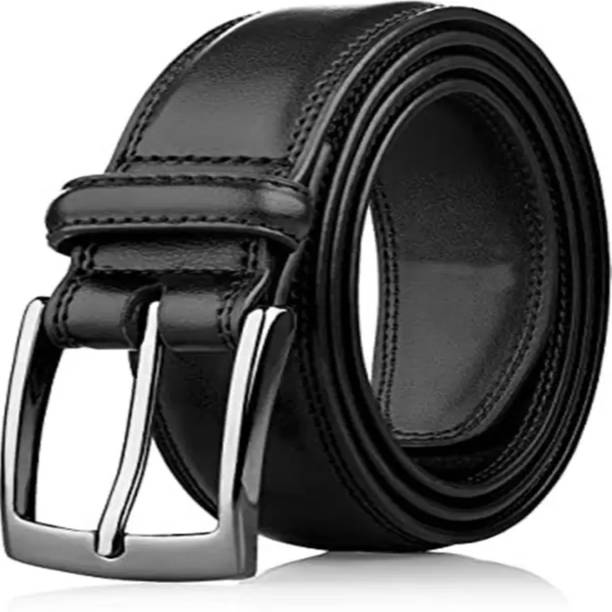 KAEZR Men Black Artificial Leather Belt