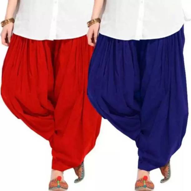 SR Collection Cotton Solid Patiala