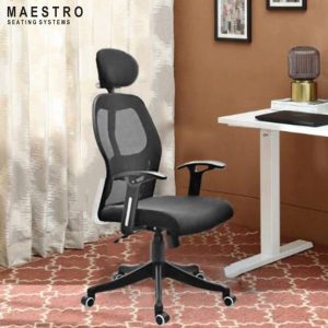 MAESTRO Ergonomic High Back Office Chair Adjustable Hei...