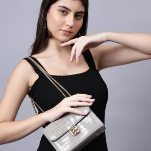 Pramadda Pure Luxury Grey Women Sling Bag Stylish Kelly leather Sling Purse ...