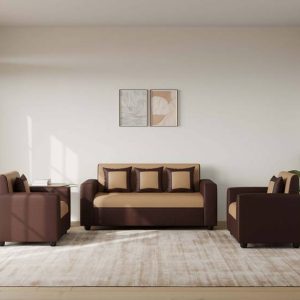 RECLINEX INDIA Emporio Fabric 3 + 1 + 1 Sofa Set