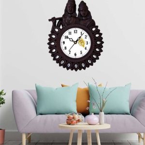 GrabBasket Analog 30 cm X 22 cm Wall Clock