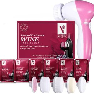 NutriGlow NATURAL'S Advanced Pro Formula Wine Facial Ki...