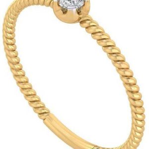 Diamtrendz Jewels Certified Real Diamond Solitaire 14kt...