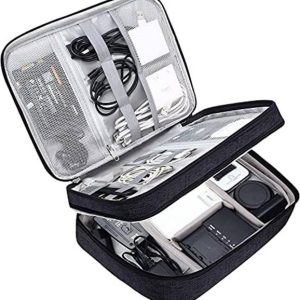 HOUSE OF QUIRK Organizer Portable Storage Case for Cabl...