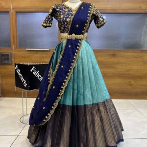 SHREE CREATION Self Design Semi Stitched Lehenga Choli