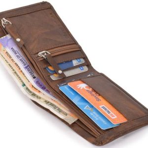 Classic World Boys Brown Artificial Leather Wallet