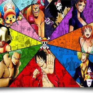 Replix One Piece Anime Printed Mousepad with Smooth Mou...