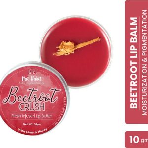 Nat Habit Beetroot Lip Balm for Lip Lightening, Lip Mas...
