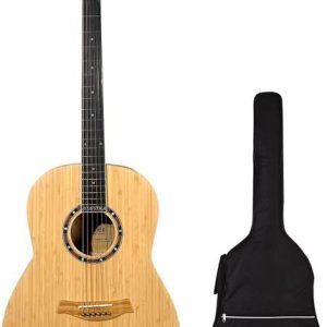 KADENCE BAMG100 Acoustic Guitar solid Bamboo Wood Guita...