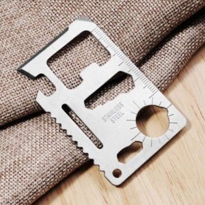 WunderVoX Stainless Steel Multifunction Credit Survival...