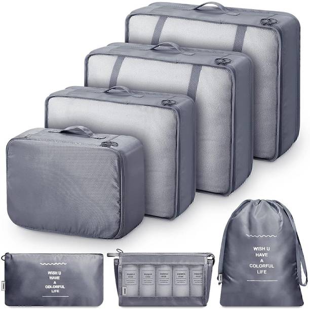 TILFIXER 7 set Luggage Packing Cubes Organizer Carry Su...