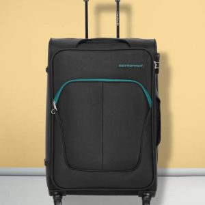 METRONAUT Small Cabin Suitcase (55 cm) 4 Wheels - Supreme - Black