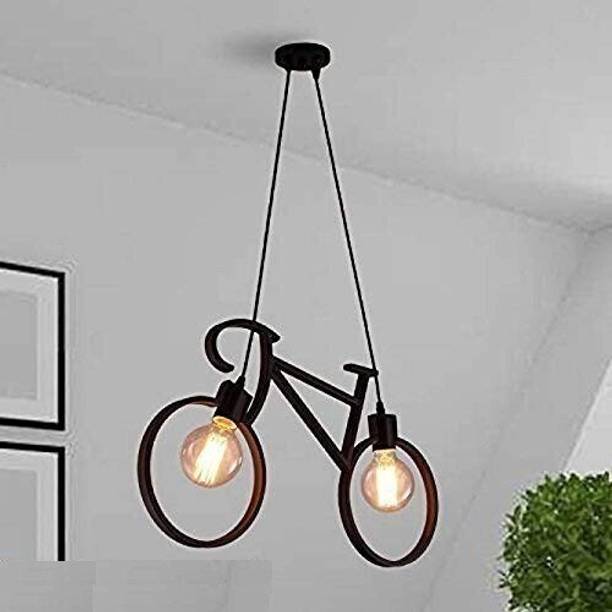 Whiteray Vintage Black Aluminium Metallic Cycle Shape H...