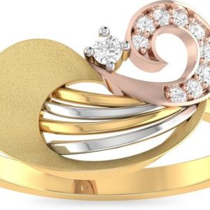 PC Jeweller The Diandre 22kt Yellow Gold ring