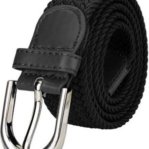 CHACKO Men & Women Casual Black Metal Belt