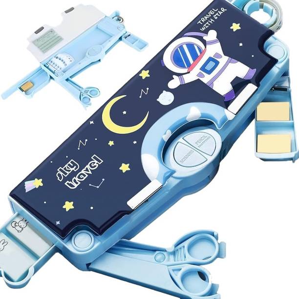 ROMYCRON Pencil Box for Boys Multifunctional Space Penc...