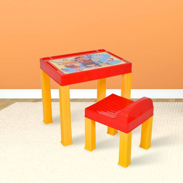 ITALICA Plastic Kids Table with Chair|Table Chair Set f...