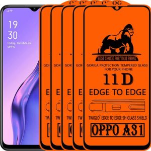 TWIGLO Edge To Edge Tempered Glass for OPPO A31