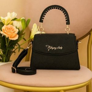 Matangi fashions Women Black Hand-held Bag
