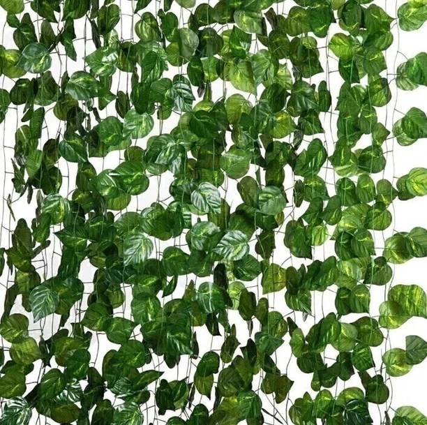 DecorHacks 8ft Set of 4 Artificial Money Plant Vine,For...