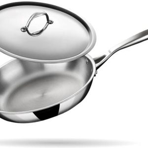 Stahl Artisan Triply Stainless Steel Fry Pan 20 cm diam...