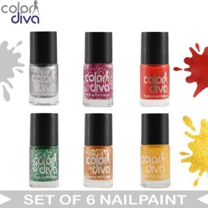 Color Diva (CD-NPCMB6-6510) - Maybe - Multicolor Nail P...
