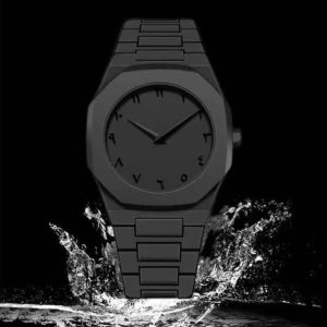 ZENGEE New Black Aura watch With arabic dial analog watch Anal...