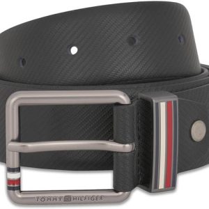 TOMMY HILFIGER Men Casual Black Genuine Leather Belt