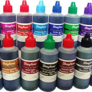 Daytone Pen Ink Assorted Pack 15 Colors 60 Ml. Each Ink...