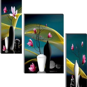 saf Set of 3 Floral Digital Reprint 12 inch x 18 inch P...