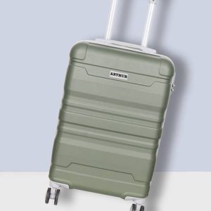 ANTHUB Small Cabin Suitcase (57 cm) 8 Wheels - Hard Sided PP, ...