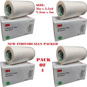 3M Micropore Surgical Tape (1530S-3) - 3 inch x 5.5 yar...