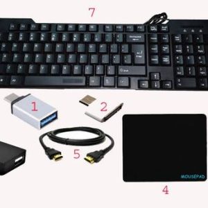 RSG 7 IN 1 COMBO Wired USB Standard Multi-device Keyboa...