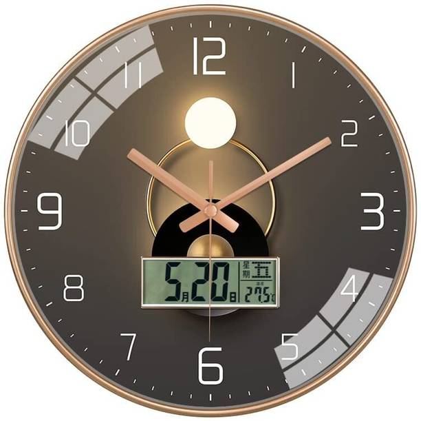 Star Work Analog-Digital 28.5 cm X 28.5 cm Wall Clock