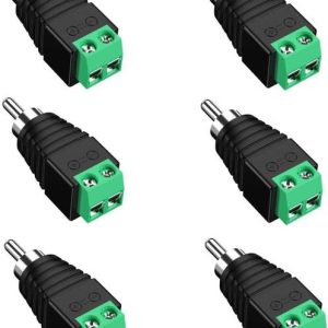 Tech-X RCA Audio Video Cable 0.01 m RCA to AV Screw Ter...