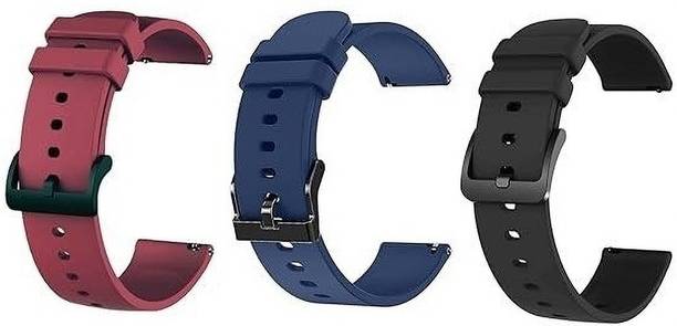 TooHype 22mm Soft Strap Belt (Combo 3)(Compatible Watch...