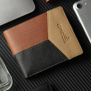 JND Men Casual Beige Artificial Leather Wallet