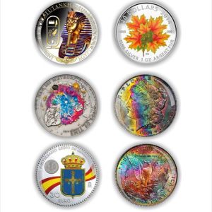 RANGOLI 35mm Ancient Coins 3D Glass Fridge Magnets for ...