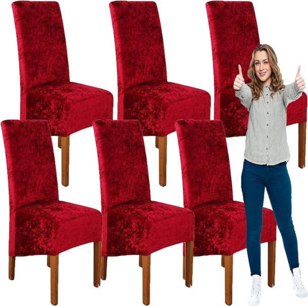 Akshra Loomtex Velvet Abstract 1 Seater Chair Cover