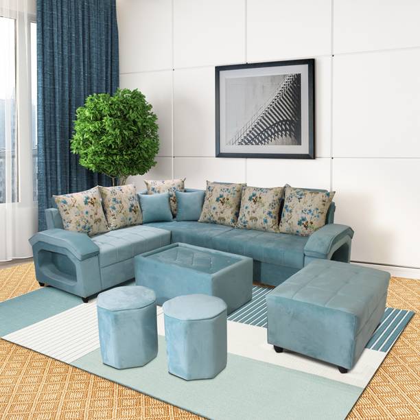 Urban Daily Ventura L Shape for Living Room Fabric 9 Se...