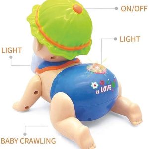 Learn With Fun Runing and Weeping Naughty Baby Crawling...