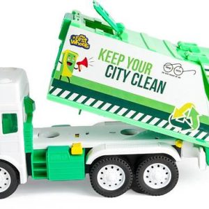 MY FIRST WHEELS Friction Powered Realistic Garbage Truc...