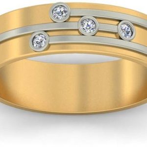 avsar AVR546YB 14kt Cubic Zirconia Yellow Gold ring