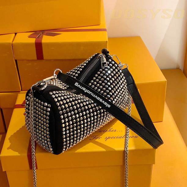 DOSYSO Silver Women Sling Bag - Small Crossbody sling Bag for ...