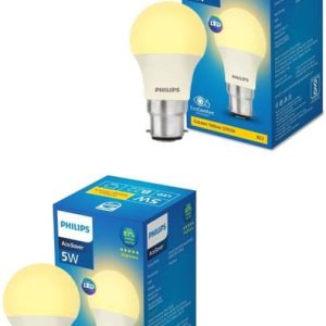 PHILIPS 5 W Basic Round B22 LED Bulb