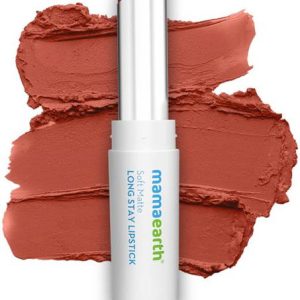 Mamaearth Soft Matte Long Stay Lipstick with Jojoba Oil...