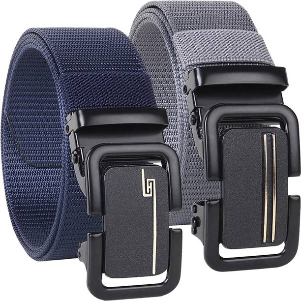 PROVOGUE Men Casual, Formal, Evening, Party Multicolor Nylon Bel...